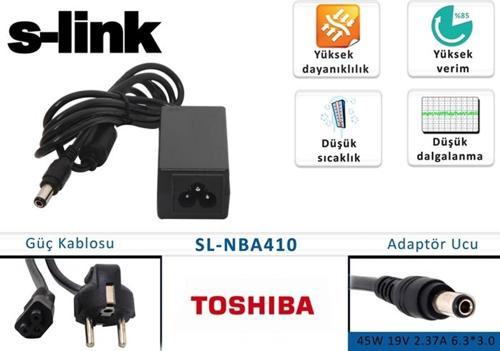 sl-nba410 45W 19V 2.37A 6.3-3.0 Toshıba Notebook Adaptörü