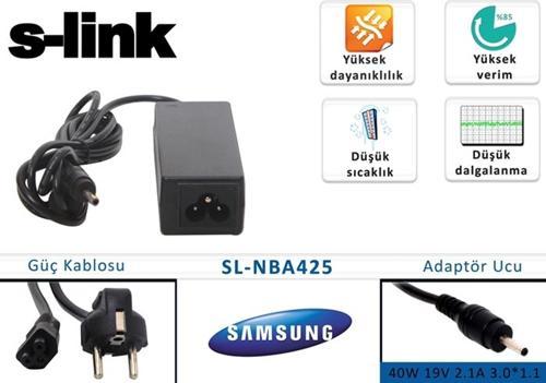 SL-NBA425 40w 19v 2.1a 3.0-1.1 Samsung Notebook Adaptörü