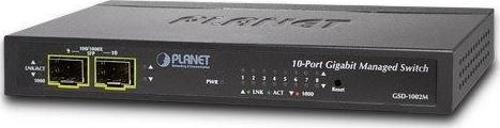 8-Port 10-100-1000Base-T IEEE 802.3at-afPoE