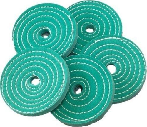 115 Mm Katı Cila Yeşil Polisaj Keçesi (5 Adet)