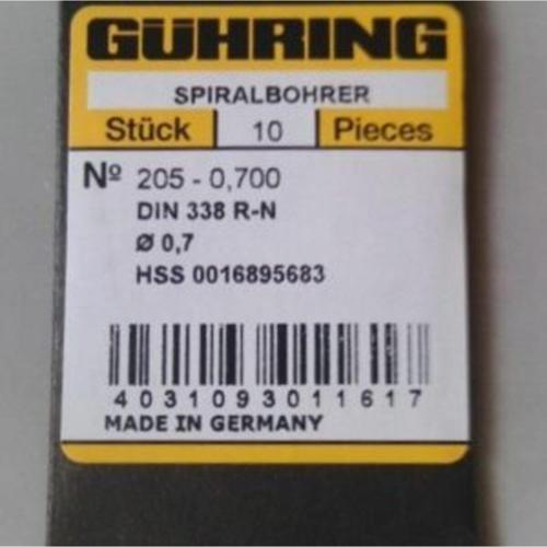 0.70 Mm Guhring Matkap Ucu