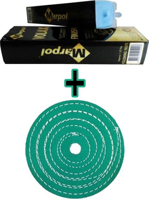 Krom Cilası Metal Parlatıcı Mavi Cila 1000Gr +Flex Fırçası 150Gr