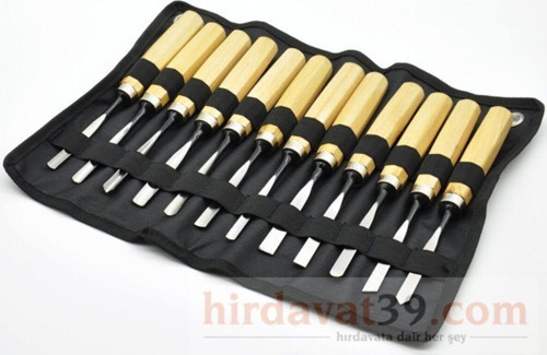 Ahşap Oyma Seti 12 Parça