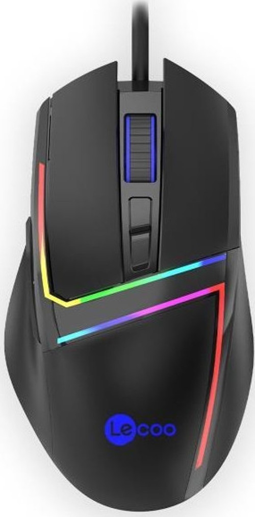 MS106 Kablolu RGB LED Aydınlatmalı 3200DPI 7 Tuşlu Oyuncu Mouse Siyah