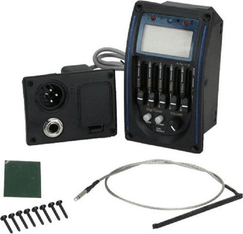 5-Bant Lc5 Ekolayzır Gitar Eşikaltılı Lcd Ekranlı