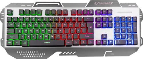 KB-R74 Gökkuşağı Aydınlatmalı USB Gaming Q Multimedia Klavye