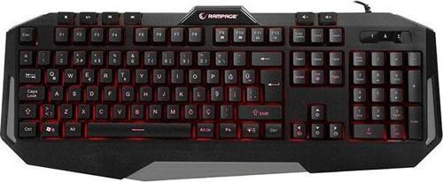 KB-RX7 ALPOR Gri USB 3 Renk Aydınlatmalı Q Gaming Klavye