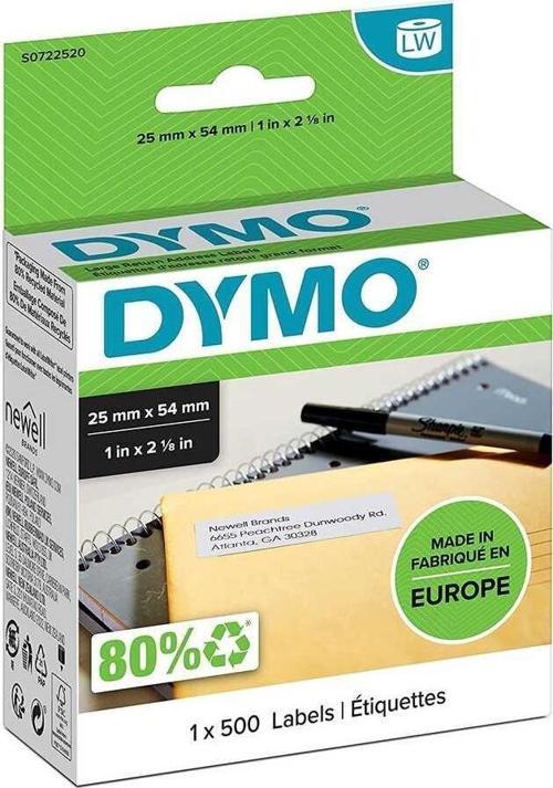 11352 LW Adres Etiketi 25x54mm 1"inç x 2-1/8"inç 500 lü Paket