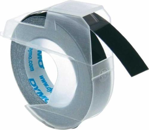 3D Kabartma Şerit Siyah 9mm x 3mt