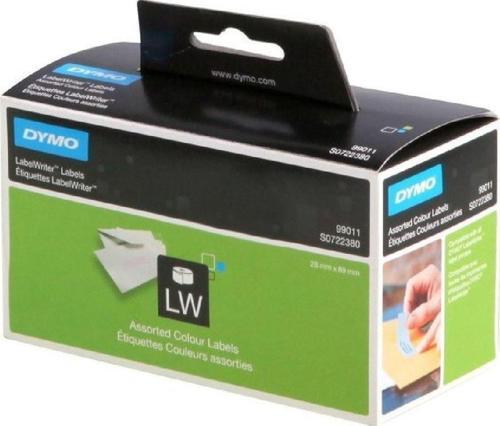 99011 LW Renkli Adres Etiketi 89x28mm / 520 li Paket