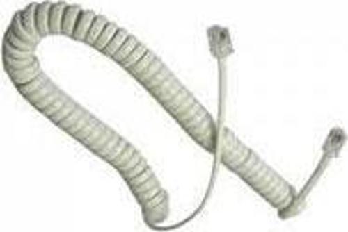 Spiral Gri Kordon Karel Telefon Uyumlu 30cm