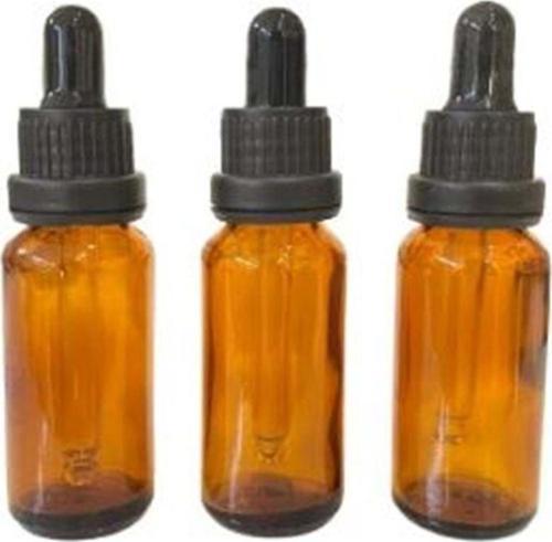 Propolis Şişesi 20 Cc Cam Pipetli Plastik Kapaklı 20 Adet
