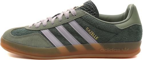 JI0323-E adidas Gazelle Indoor Erkek Spor Ayakkabı Yeşil