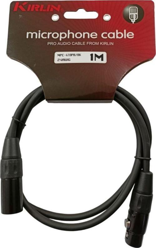 MPC-470 1m. Mikrofon Kablosu 1 Metre XLR DİŞİ -XLR ERKEK