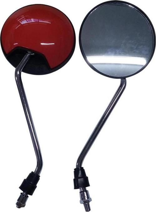 Motospartan Ayna Takımı Kırmızı Kuba Trendy 50cc 8mm