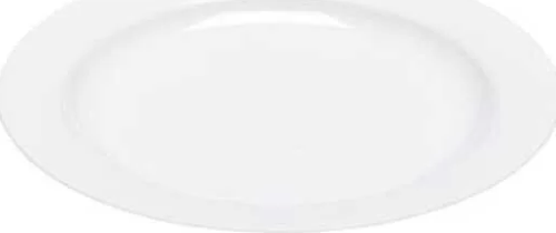 Plastik Beyaz Tabak 19 cm - 10 Adet