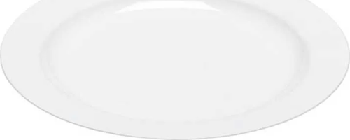 Plastik Beyaz Tabak 26 cm - 10 Adet
