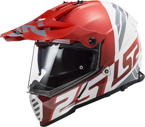 Pıoneer Evo Evolve Kapalı Kask Kırmızı-beyaz SMALL
