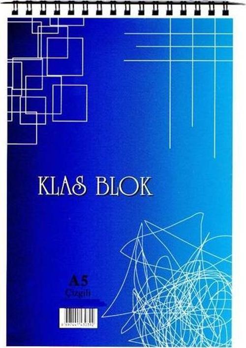 Bloknot Spiralli Kareli 40 Yaprak A5 12 Adet