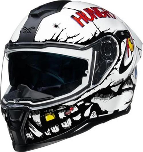 Sx.100r Hungry Mıles Kapalı Kask Beyaz 2X-LARGE