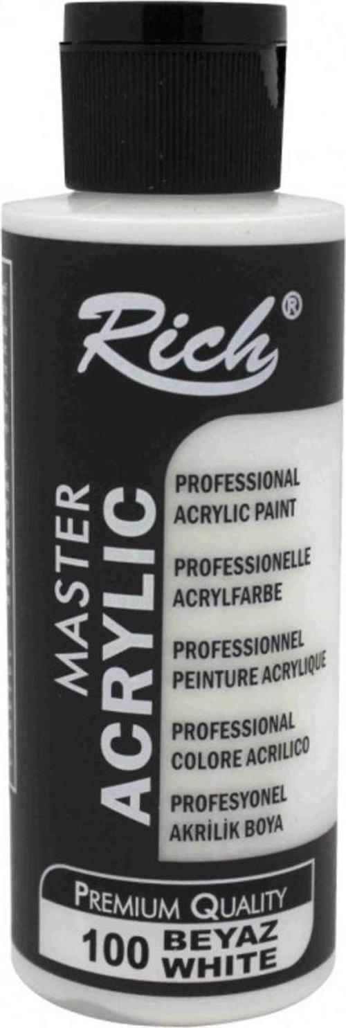 Master Acrylic Akrilik Boya 100 Beyaz 120 Cc