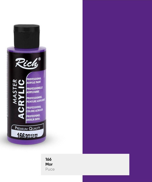 Master Acrylic Akrilik Boya 166 Mor 120 Cc