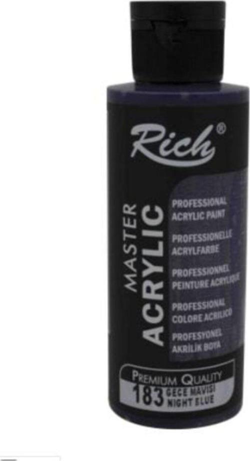 Master Acrylic Akrilik Boya 183 Gece Mavisi 120 Cc