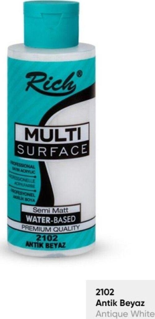 Multi Surface 2102 Antik Beyaz Akrilik Boya 120cc