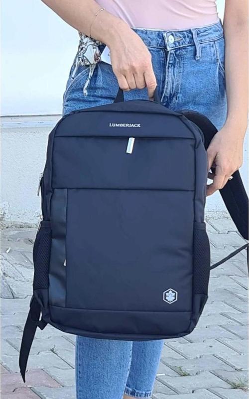 Newayer lumberjackk portatif Siyah Sırt Çantası