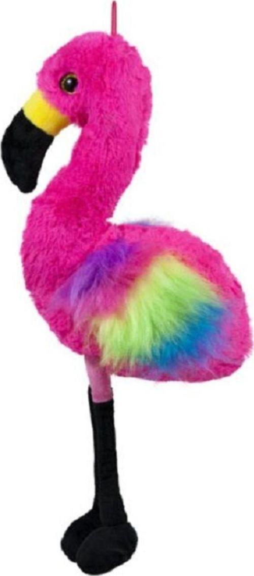 Sarılma Arkadaşı Oyuncak Büyük Pelüş Renkli Kanatlı Flamingo 60 Cm Pembe