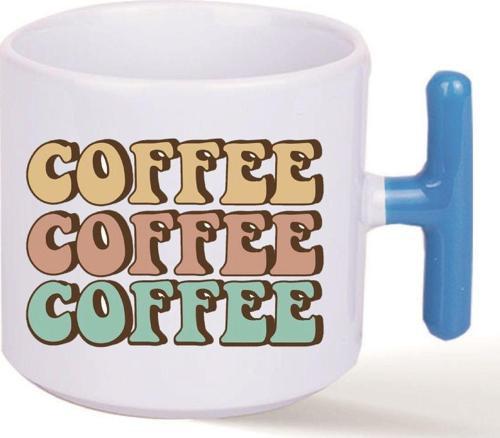 Kişiye Özel Coffee Emoji Kalp Kulplu Süblimasyon Hediye Kaliteli Baskılı Porselen Kupa Bardak Siyat T