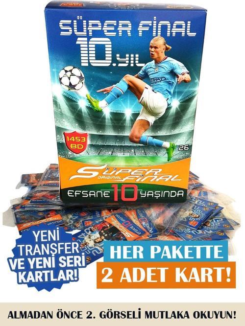 Futbolcu Kartları Süper Final 200 Adet 400 Kart 2023 Futbol Oyun Kartları Yeni Sezon