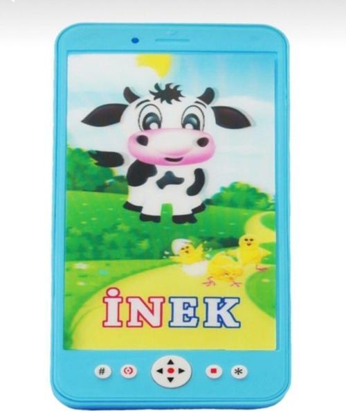Pilli Sesli Işıklı 3D Inek Telefon