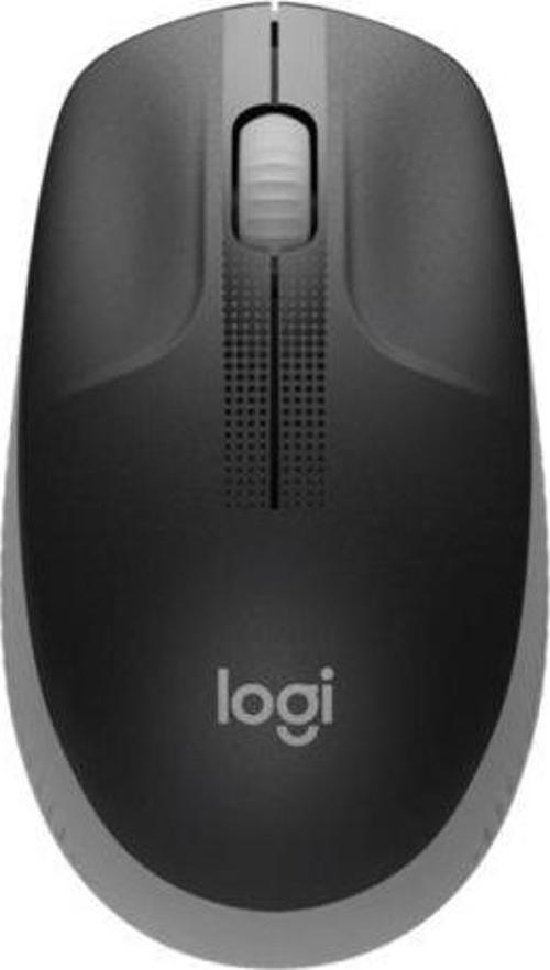 910-005906 M190 Kozak Gri Büyük Boy Kablosuz Mouse Optik 1000 Dpı Buton