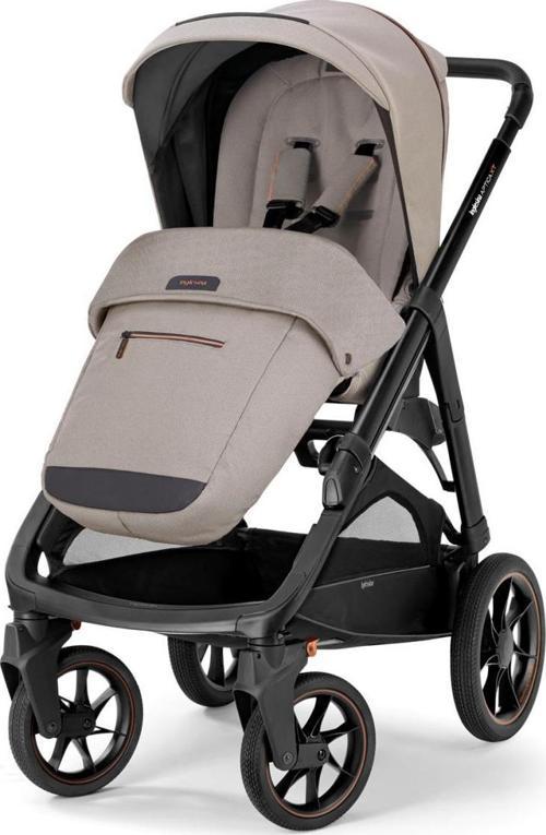 Aptica XT Glam Tek El Tek Hamle ile Katlanıp Açılan Çift Yön Bebek Arabası - Tundra Beige