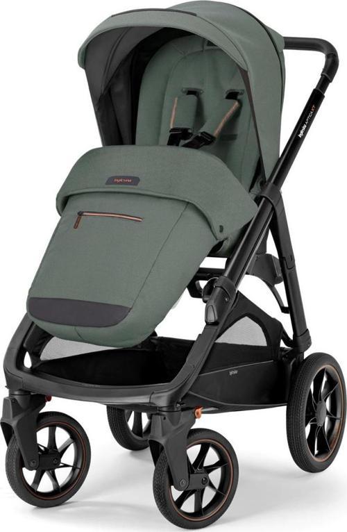 Aptica XT Glam Tek El Tek Hamle ile Katlanıp Açılan Çift Yön Bebek Arabası - Taiga Green