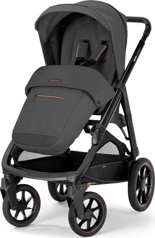 Aptica XT Glam Tek El Tek Hamle ile Katlanıp Açılan Çift Yön Bebek Arabası - Magnet Grey