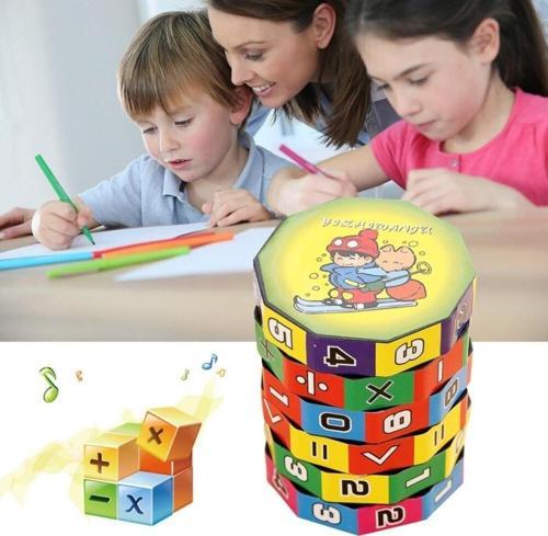 Zeka Küpü Eğitici Oyuncak Matematik Sayılar Sihirli Küp Dört Işlem Eğitici Küp