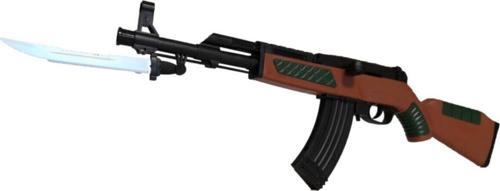 Boncuk Atan Ak47 Oyuncak 600 Boncuk Hediyeli Silah 58 Cm