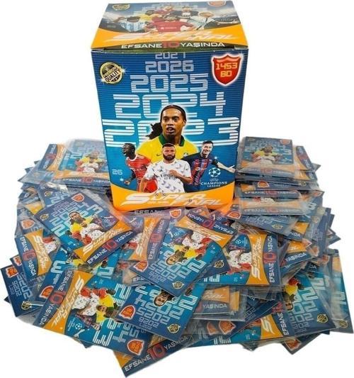 Süper Final 10. Yıl Güncel Transferler Futbol Oyun Kartları 50 Paket 100 Adet