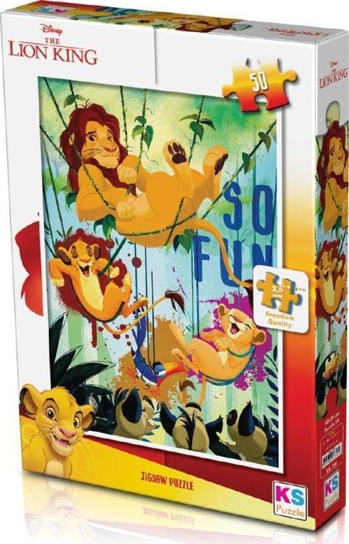 Puzzle 50 Parça The Lion King Puzzle Lisanslı Ürün