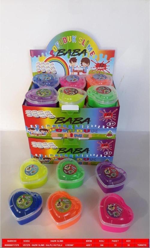 Kalpli Hazır Slime 6 Adet Hsx