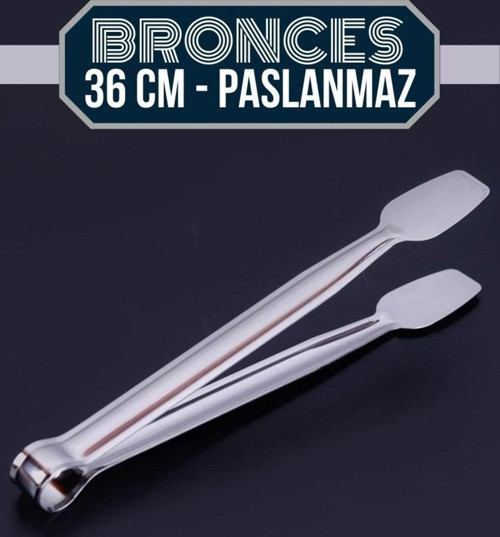Bronces Paslanmaz Çelik Mutfak Maşası 36 Cm 716772