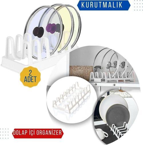 Gavazzi Bulaşıklık Ve Dolap Içi Organizer 2 Adet Beyaz
