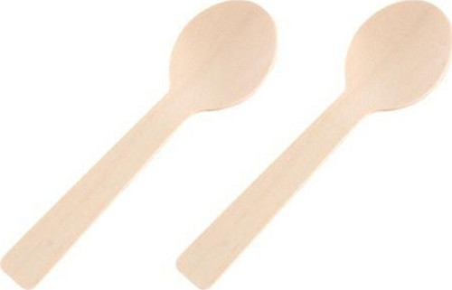 El Yapımı Doğal Ahşap 13 Cm Karıştırma Kaşığı