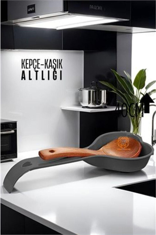 Kepçe Kaşık Altlığı Gri Sanderlin Design