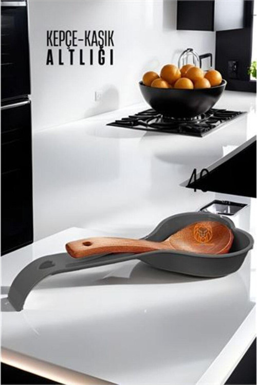 Kepçe Kaşık Altlığı Siyah Sanderlin Design