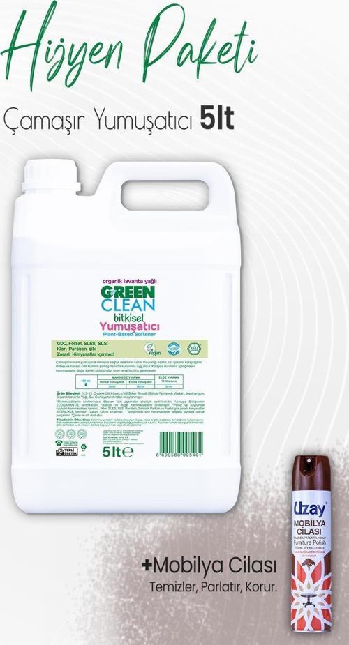 Bitkisel Çamaşır Yumuşatıcı 5 lt ve Cilası Sandalağacı 300 ml