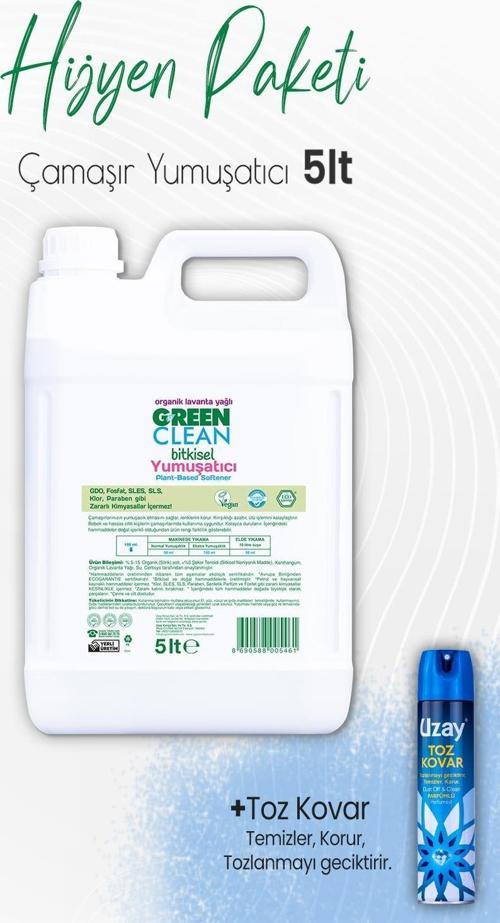 Bitkisel Çamaşır Yumuşatıcı 5 lt ve Toz Kovar Parfümlü 300 ml