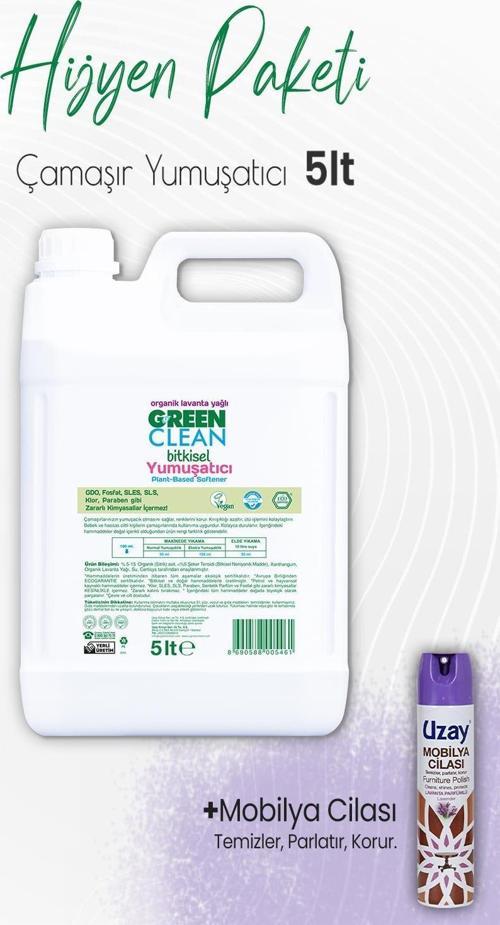 Çamaşır Yumuşatıcı 5 lt ve Mobilya Cilası Lavanta 300 ml